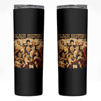 Black History Month Skinny Tumbler African American Pride - Wonder Print Shop