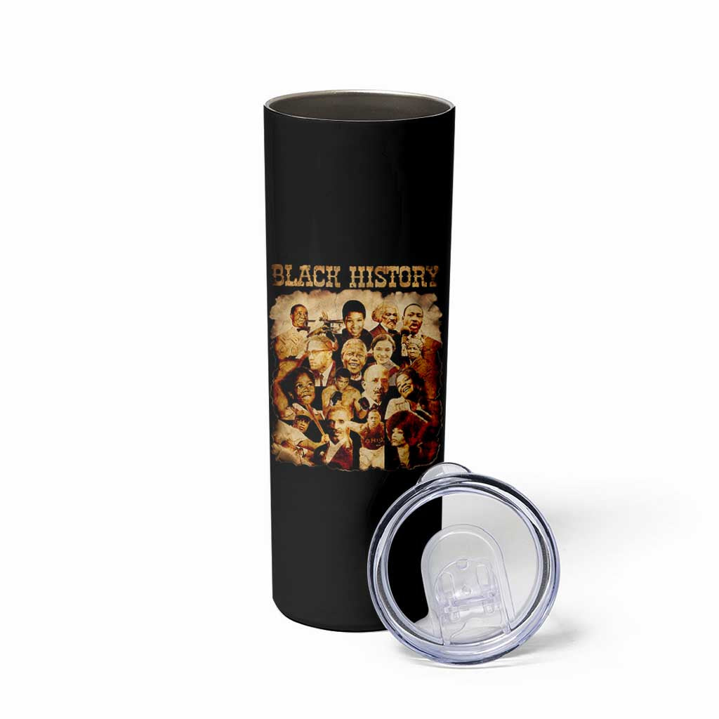Black History Month Skinny Tumbler African American Pride - Wonder Print Shop