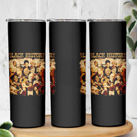 Black History Month Skinny Tumbler African American Pride - Wonder Print Shop