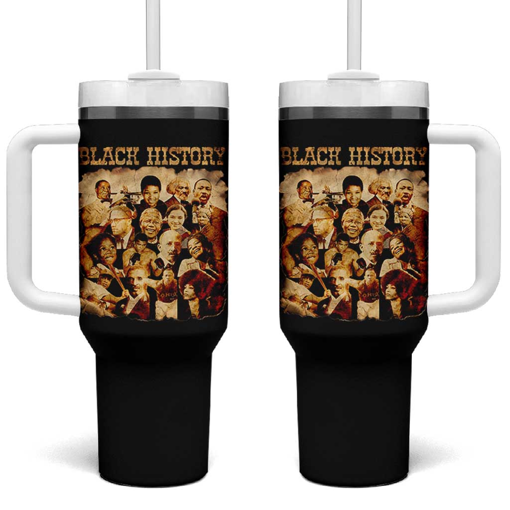 Black History Month Tumbler With Handle African American Pride - Wonder Print Shop