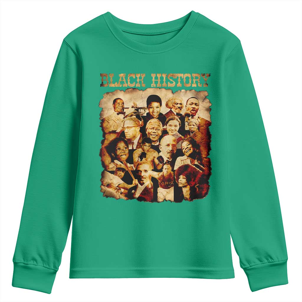 Black History Month Youth Sweatshirt African American Pride - Wonder Print Shop