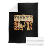 Black History Month Throw Blanket African American Women Pride - Wonder Print Shop