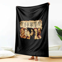 Black History Month Throw Blanket African American Women Pride - Wonder Print Shop
