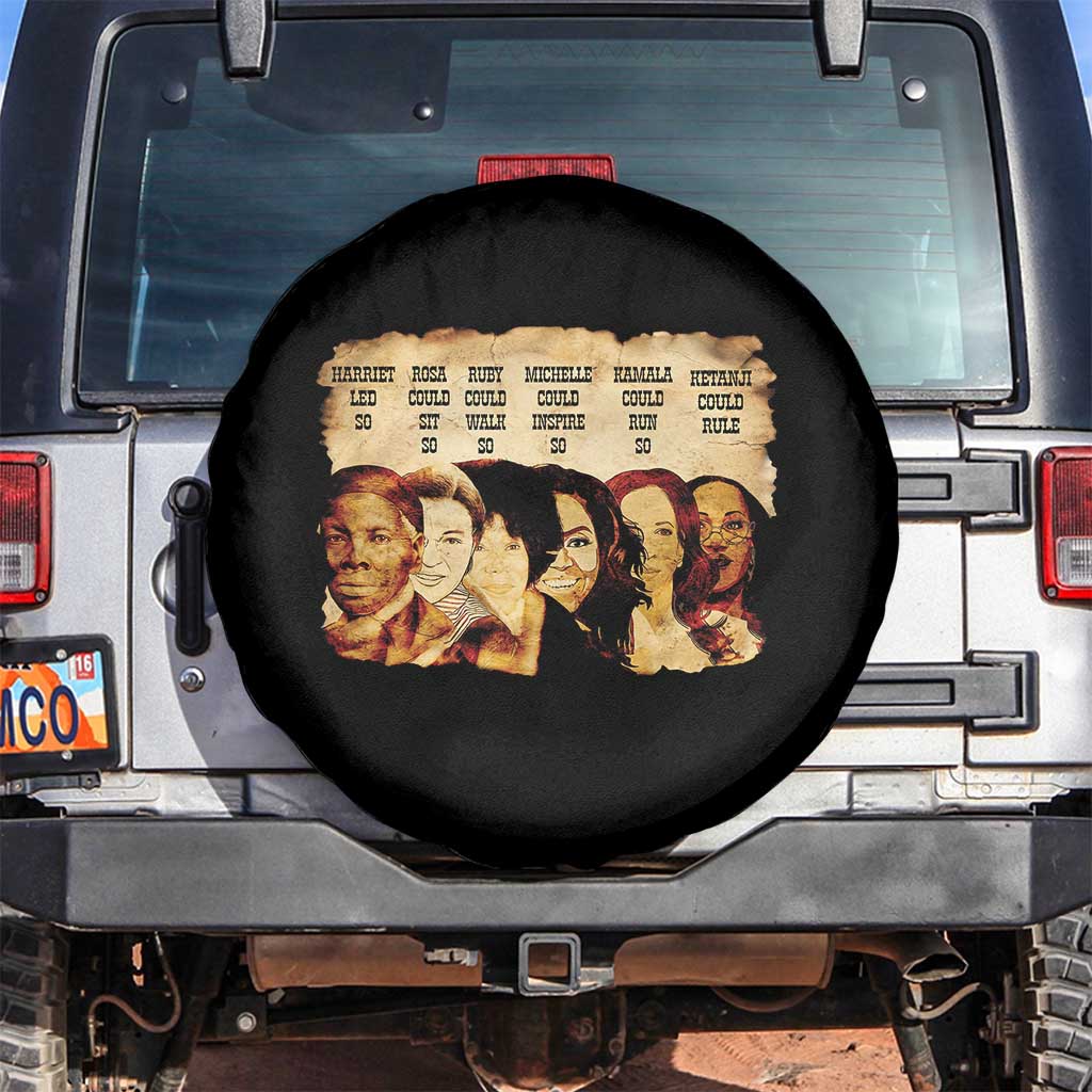 Black History Month Spare Tire Cover African American Women Pride - Wonder Print Shop