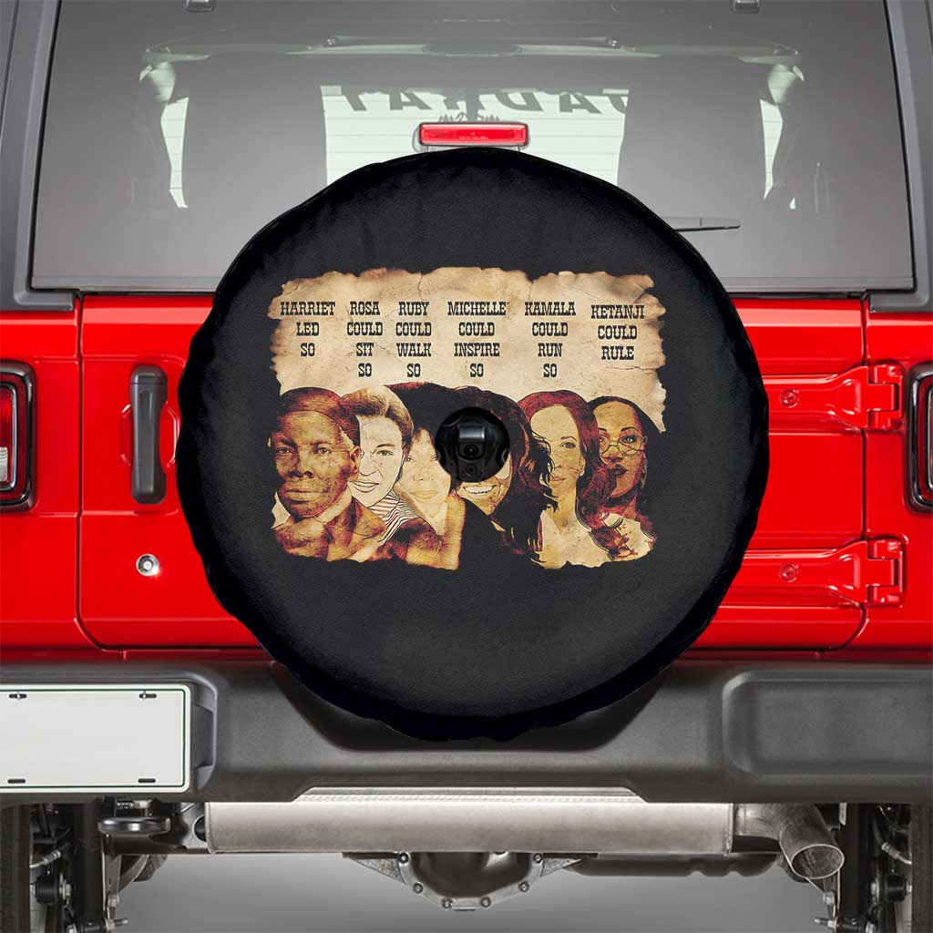 Black History Month Spare Tire Cover African American Women Pride - Wonder Print Shop