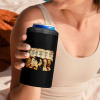 Black History Month 4 in 1 Can Cooler Tumbler African American Women Pride - Wonder Print Shop