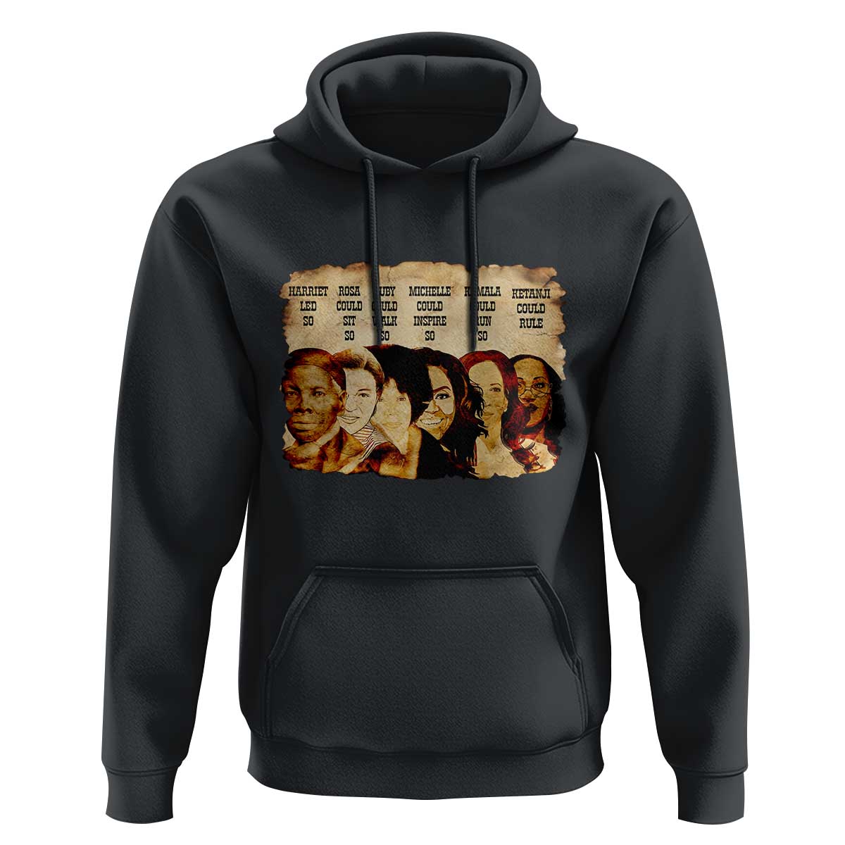 Black History Month Hoodie African American Women Pride - Wonder Print Shop
