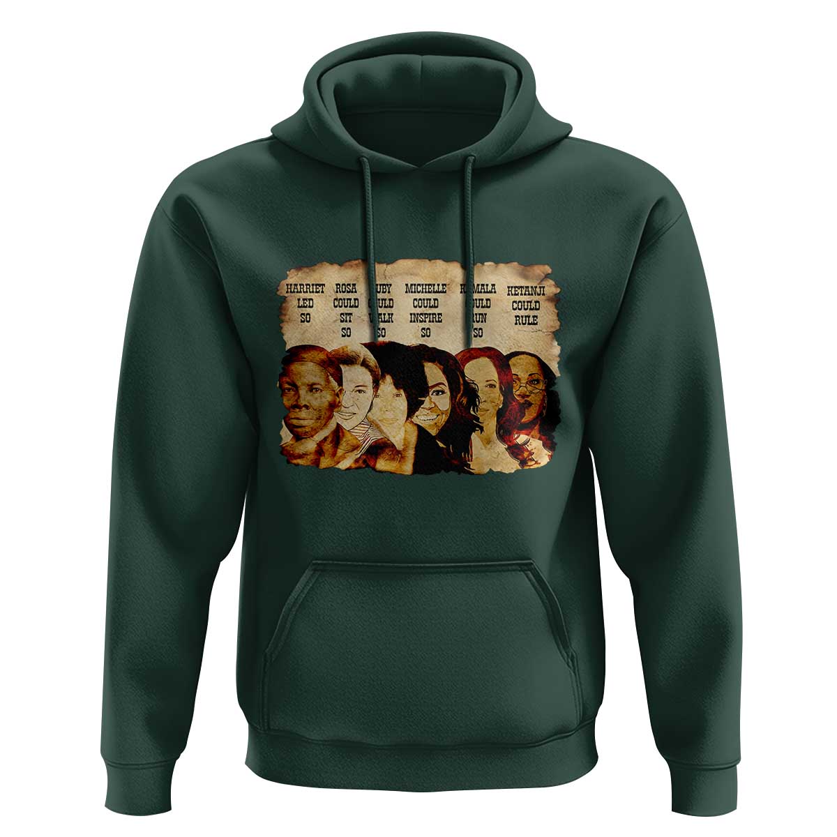 Black History Month Hoodie African American Women Pride - Wonder Print Shop