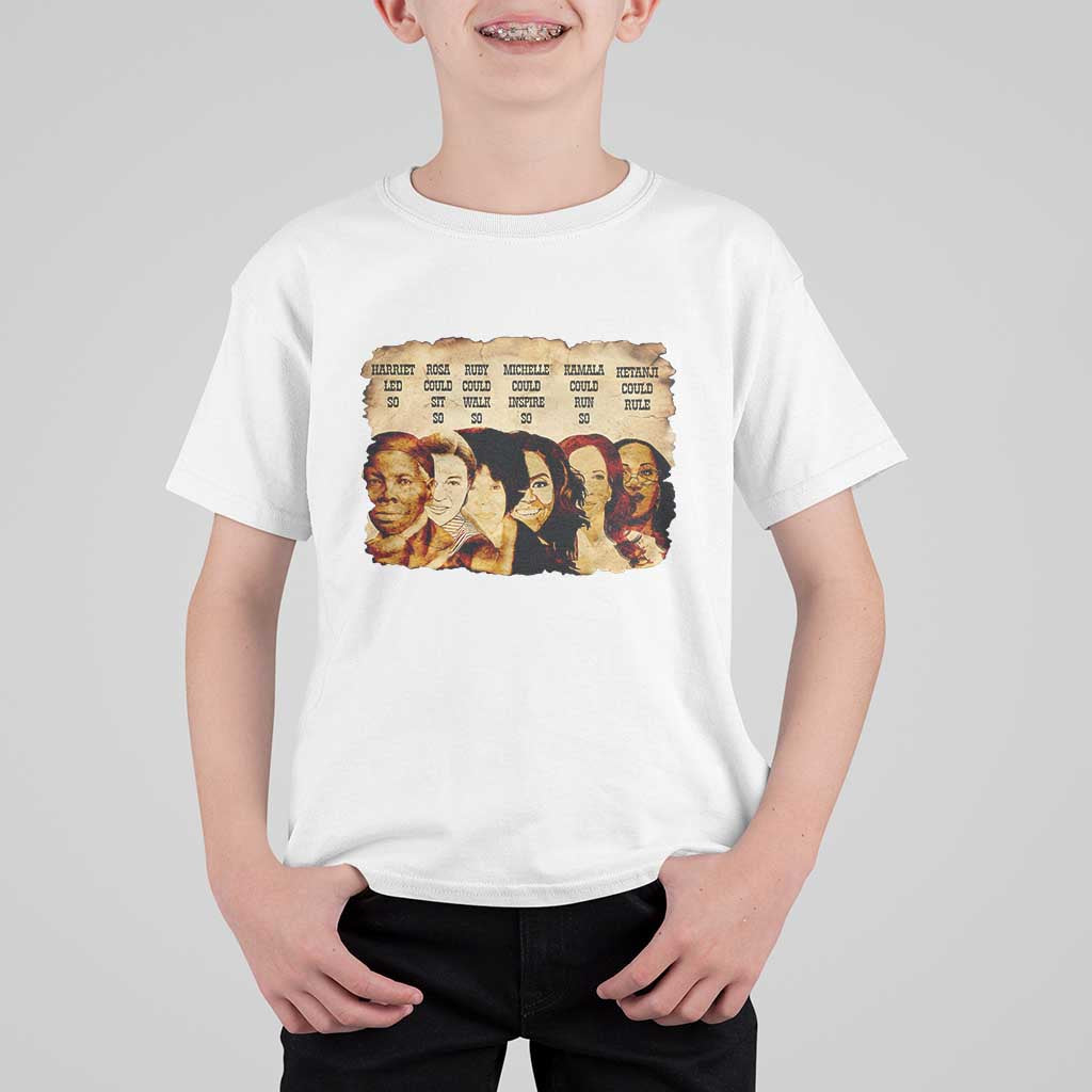 Black History Month T Shirt For Kid African American Women Pride - Wonder Print Shop