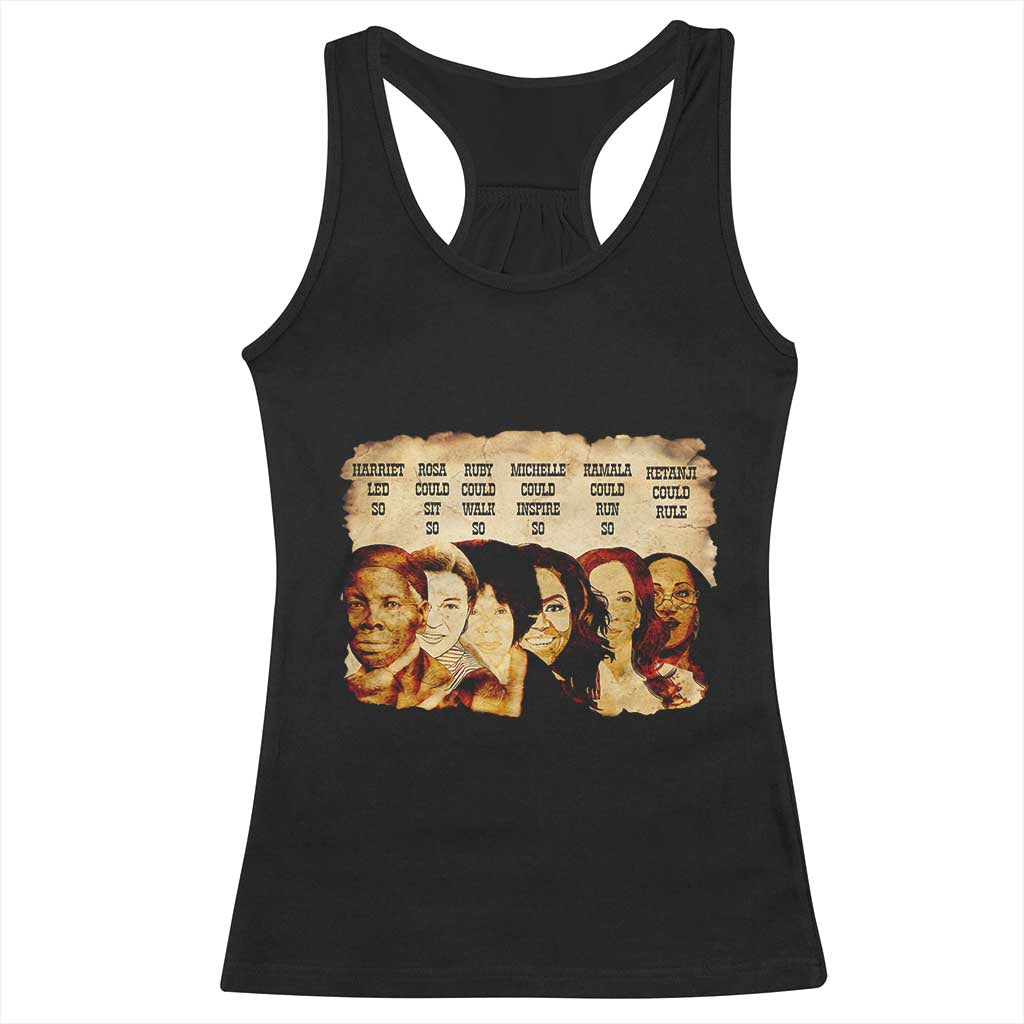 Black History Month Racerback Tank Top African American Women Pride - Wonder Print Shop