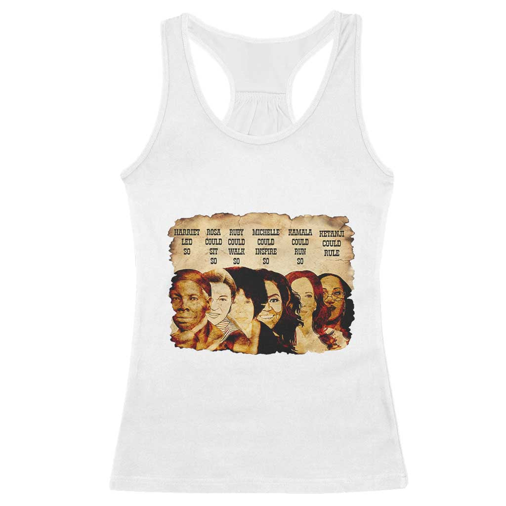 Black History Month Racerback Tank Top African American Women Pride - Wonder Print Shop