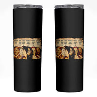 Black History Month Skinny Tumbler African American Women Pride - Wonder Print Shop