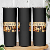 Black History Month Skinny Tumbler African American Women Pride - Wonder Print Shop