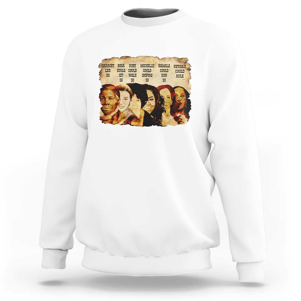 Black History Month Sweatshirt African American Women Pride - Wonder Print Shop