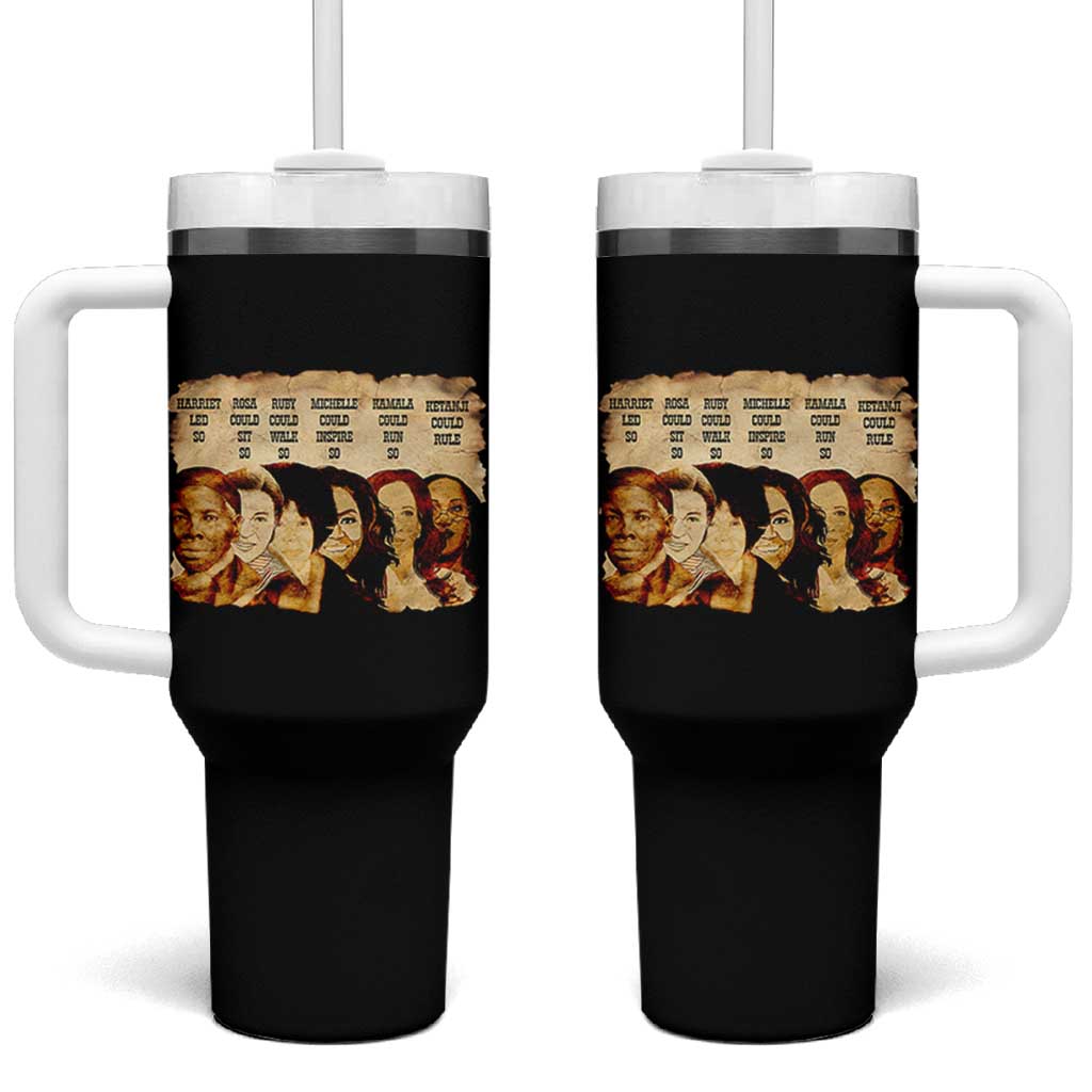 Black History Month Tumbler With Handle African American Women Pride - Wonder Print Shop