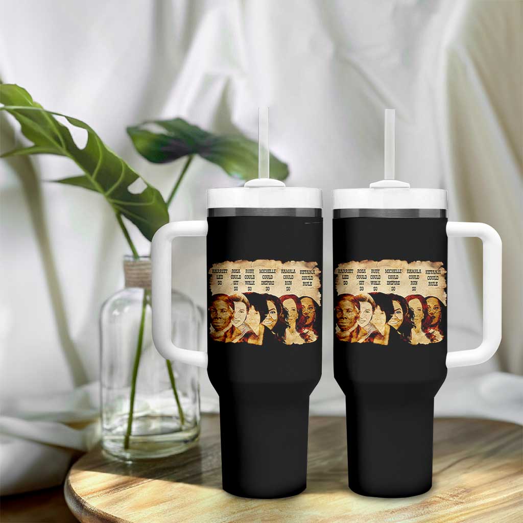 Black History Month Tumbler With Handle African American Women Pride - Wonder Print Shop