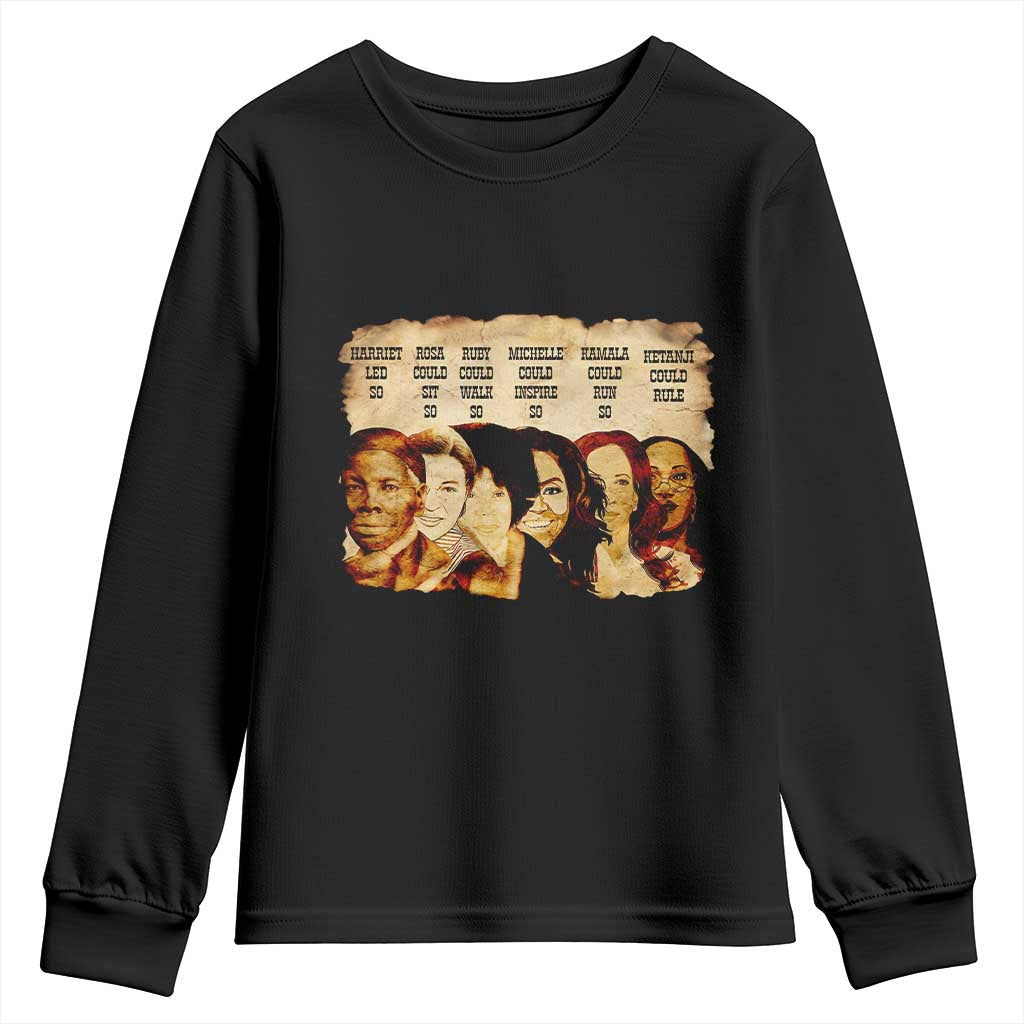 Black History Month Youth Sweatshirt African American Women Pride - Wonder Print Shop