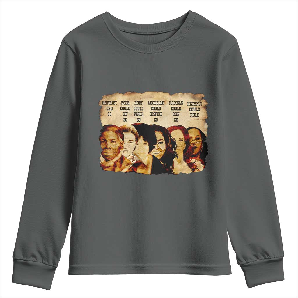 Black History Month Youth Sweatshirt African American Women Pride - Wonder Print Shop