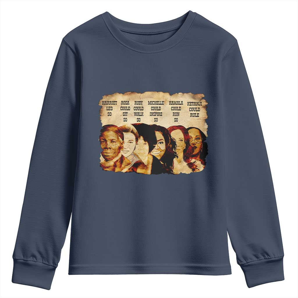 Black History Month Youth Sweatshirt African American Women Pride - Wonder Print Shop