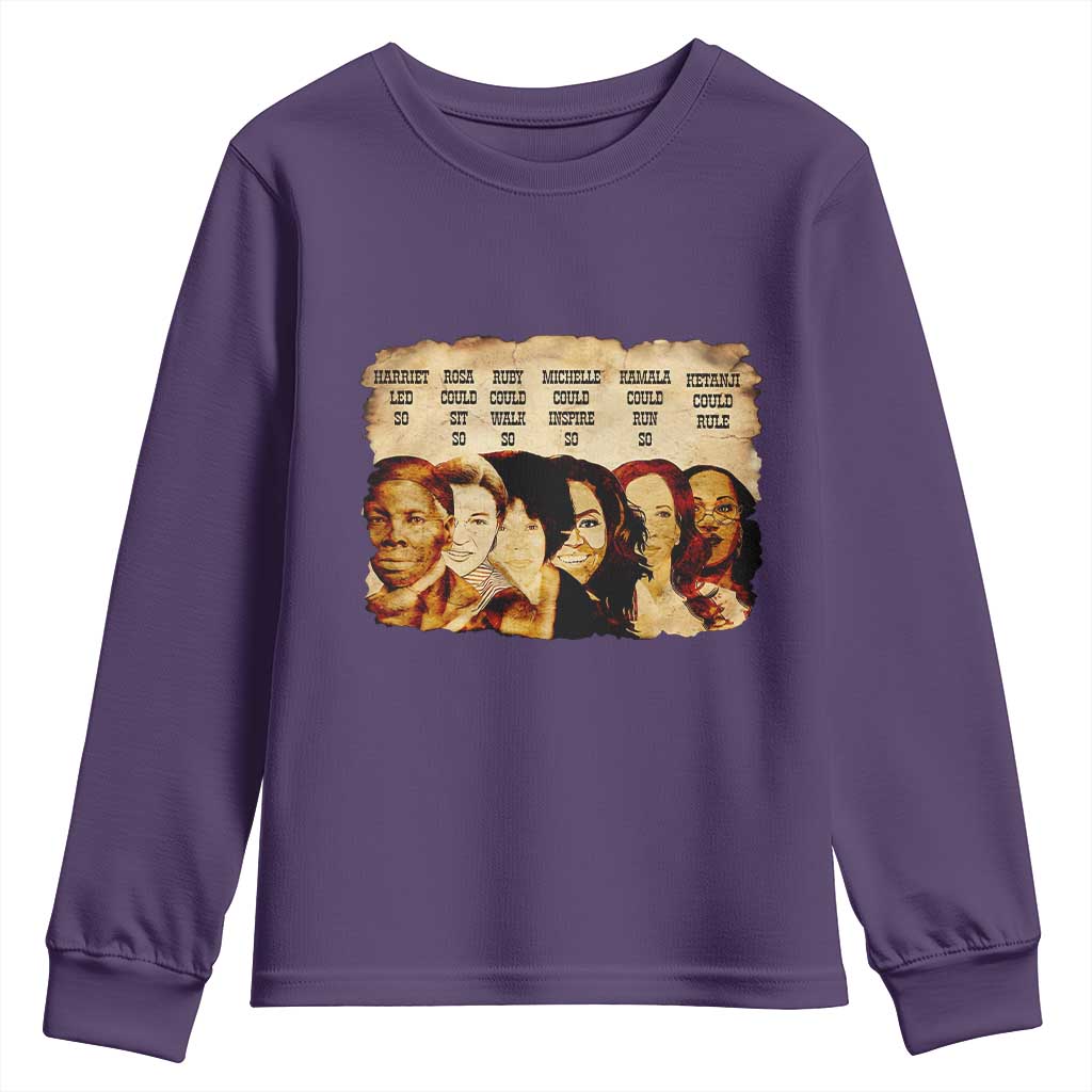 Black History Month Youth Sweatshirt African American Women Pride - Wonder Print Shop