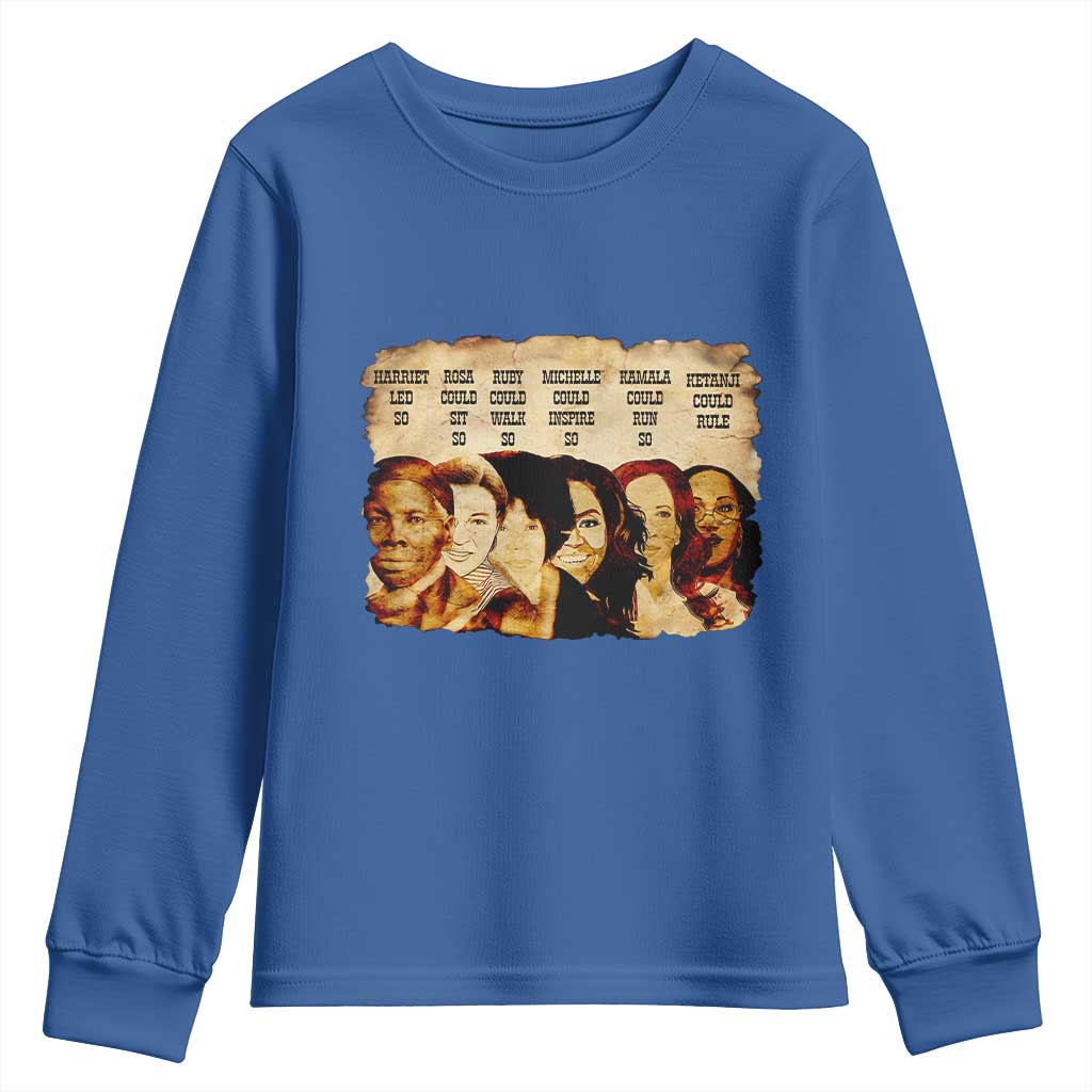 Black History Month Youth Sweatshirt African American Women Pride - Wonder Print Shop