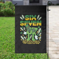 67 Italian Brainrot St Patricks Day Garden Flag Funny Six Seven Leprechaun Playing Baseball Meme