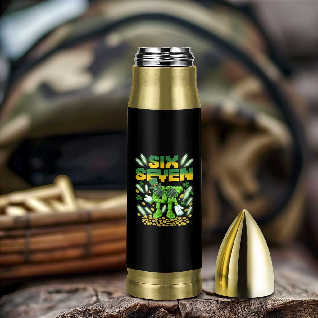67 Italian Brainrot St Patricks Day Bullet Tumbler Funny Six Seven Leprechaun Playing Baseball Meme