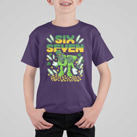 67 Italian Brainrot St Patricks Day T Shirt For Kid Funny Six Seven Leprechaun Playing Baseball Meme