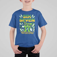 67 Italian Brainrot St Patricks Day T Shirt For Kid Funny Six Seven Leprechaun Playing Baseball Meme