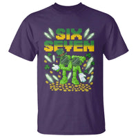 67 Italian Brainrot St Patricks Day T Shirt Funny Six Seven Leprechaun Playing Baseball Meme