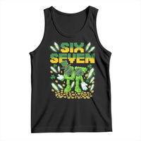 67 Italian Brainrot St Patricks Day Tank Top Funny Six Seven Leprechaun Playing Baseball Meme