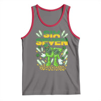 67 Italian Brainrot St Patricks Day Tank Top Funny Six Seven Leprechaun Playing Baseball Meme