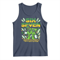 67 Italian Brainrot St Patricks Day Tank Top Funny Six Seven Leprechaun Playing Baseball Meme
