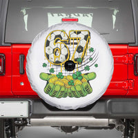 67 Soccer St Patricks Day Spare Tire Cover Funny Six Seven Gen Alpha Meme Drip