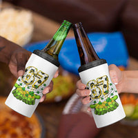 67 Soccer St Patricks Day 4 in 1 Can Cooler Tumbler Funny Six Seven Gen Alpha Meme Drip