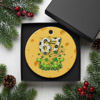 67 Soccer St Patricks Day Ceramic Ornament Funny Six Seven Gen Alpha Meme Drip