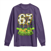 67 Soccer St Patricks Day Long Sleeve Shirt Funny Six Seven Gen Alpha Meme Drip