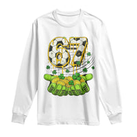 67 Soccer St Patricks Day Long Sleeve Shirt Funny Six Seven Gen Alpha Meme Drip