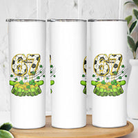 67 Soccer St Patricks Day Skinny Tumbler Funny Six Seven Gen Alpha Meme Drip