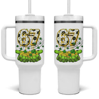 67 Soccer St Patricks Day Tumbler With Handle Funny Six Seven Gen Alpha Meme Drip