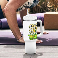 67 Soccer St Patricks Day Tumbler With Handle Funny Six Seven Gen Alpha Meme Drip