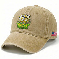 67 Soccer St Patricks Day Washed Cotton Baseball Cap Funny Six Seven Gen Alpha Meme Drip