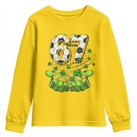 67 Soccer St Patricks Day Youth Sweatshirt Funny Six Seven Gen Alpha Meme Drip