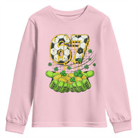 67 Soccer St Patricks Day Youth Sweatshirt Funny Six Seven Gen Alpha Meme Drip