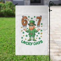 67 Basketball St Patricks Day Garden Flag Funny Six Seven Leprechaun Meme