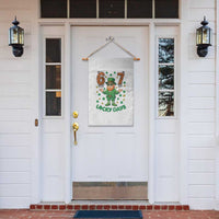 67 Basketball St Patricks Day Garden Flag Funny Six Seven Leprechaun Meme