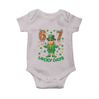 67 Basketball St Patricks Day Baby Onesie Funny Six Seven Leprechaun Meme