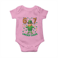 67 Basketball St Patricks Day Baby Onesie Funny Six Seven Leprechaun Meme