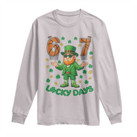 67 Basketball St Patricks Day Long Sleeve Shirt Funny Six Seven Leprechaun Meme