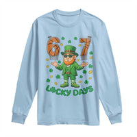 67 Basketball St Patricks Day Long Sleeve Shirt Funny Six Seven Leprechaun Meme